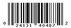 UPC barcode 024131404872