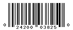 UPC barcode number 024200038250