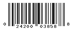 UPC barcode number 024200038588