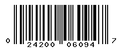 UPC barcode number 024200060947