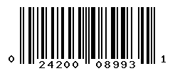 UPC barcode number 024200089931