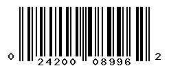 UPC barcode number 024200089962