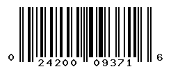 UPC barcode number 024200093716