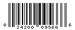 UPC barcode number 024200095666