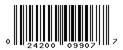 UPC barcode number 024200099077