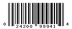 UPC barcode number 024200999414