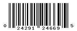 UPC barcode number 024291246695