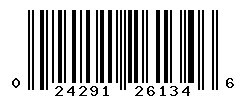 UPC barcode 024291261346