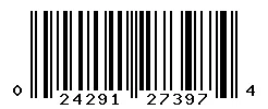 UPC 024291273974 barcode image