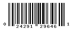 UPC barcode 024291296461
