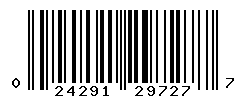 UPC barcode number 024291297277