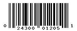 upc 024300012051 barcode image