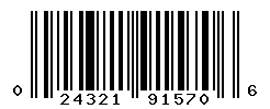 UPC barcode number 024321915706