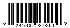 024543070139 barcode