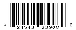 UPC barcode number 024543239086