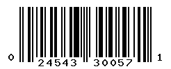 UPC barcode number 024543300571
