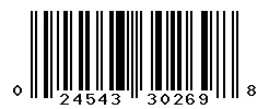 UPC barcode 024543302698