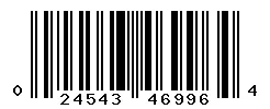 UPC barcode 024543469964