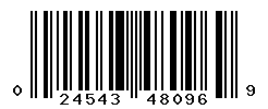 UPC barcode number 024543480969