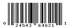 UPC barcode number 024543646211