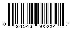 UPC barcode 024543900047