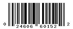 UPC barcode number 024606601522