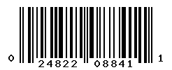 UPC barcode number 024822088411