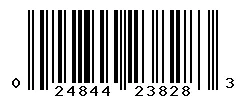 UPC barcode 024844238283
