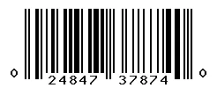 UPC barcode 024847378740