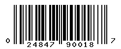 UPC barcode 024847900187