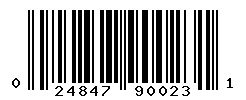 UPC barcode number 024847900231