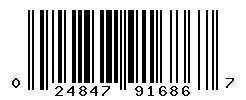 UPC barcode 024847916867