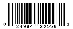 UPC barcode number 024964205561