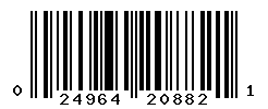 upc 024964208821 barcode image