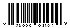 UPC barcode number 025000035319