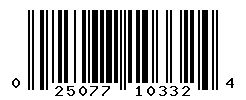upc 025077103324 barcode image