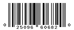 upc 025096606820 barcode image