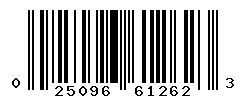 upc 025096612623 barcode image