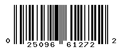 upc 025096612722 barcode image