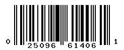 upc 025096614061 barcode image