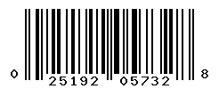 UPC barcode number 025192057328