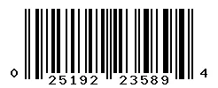 UPC barcode 025192235894