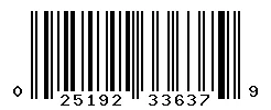 UPC barcode 025192336379