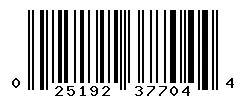 UPC barcode 025192377044