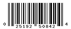 025192508424 barcode
