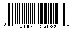 025192558023 barcode