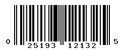 upc 025193121325 barcode image
