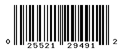 025521294912 barcode
