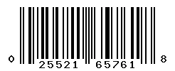 025521657618 barcode