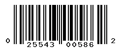 025543005862 barcode